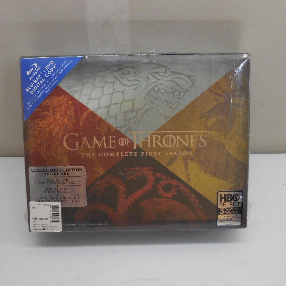 Game of Thrones Season 1 Collector's Edition Blu-ray DVD Dragon Egg New Sealed